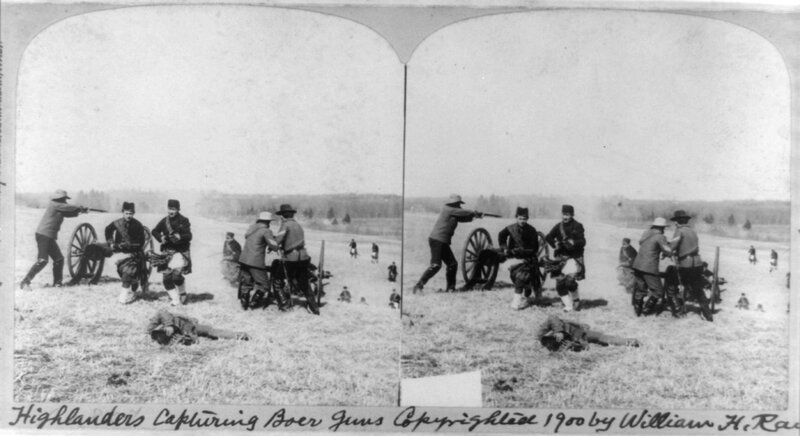 Highlanders Capturing Boer Guns