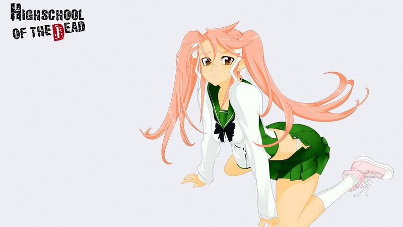 Highschool of the Dead character art