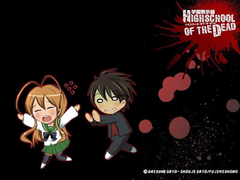 Highschool of the Dead chibi art