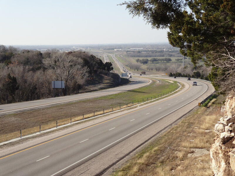 Highway Curve with Traffic