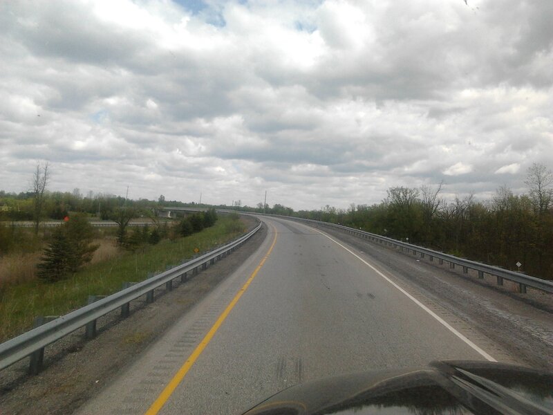 Highway from Car View