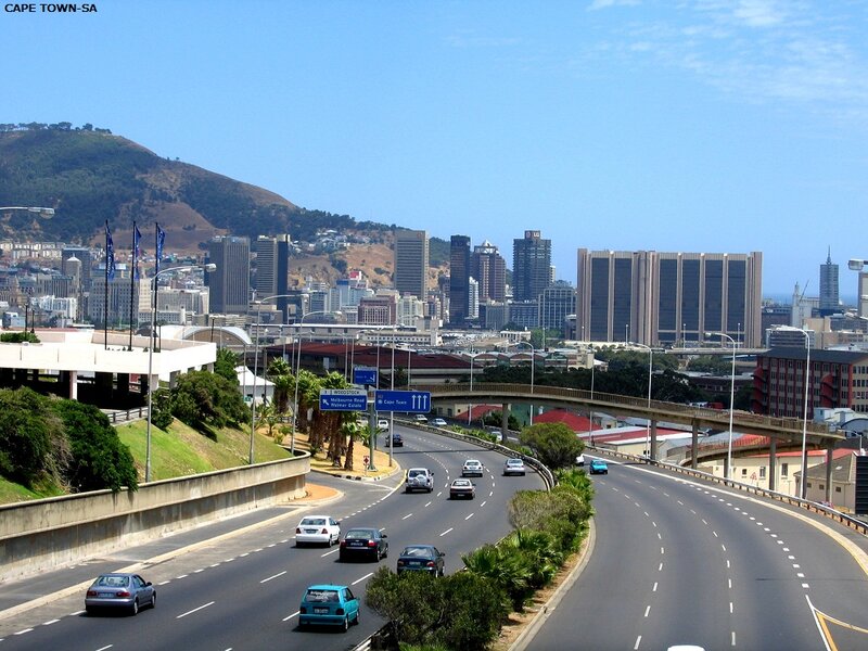 Highway in Cape Town
