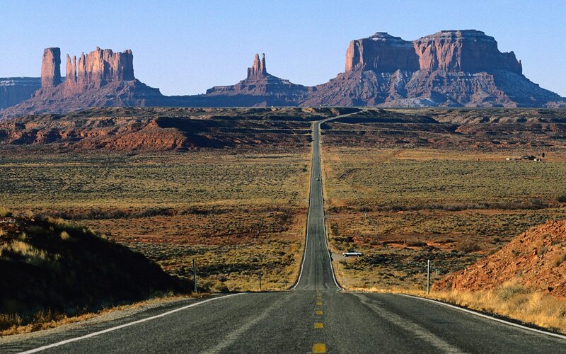 Highway in Desert