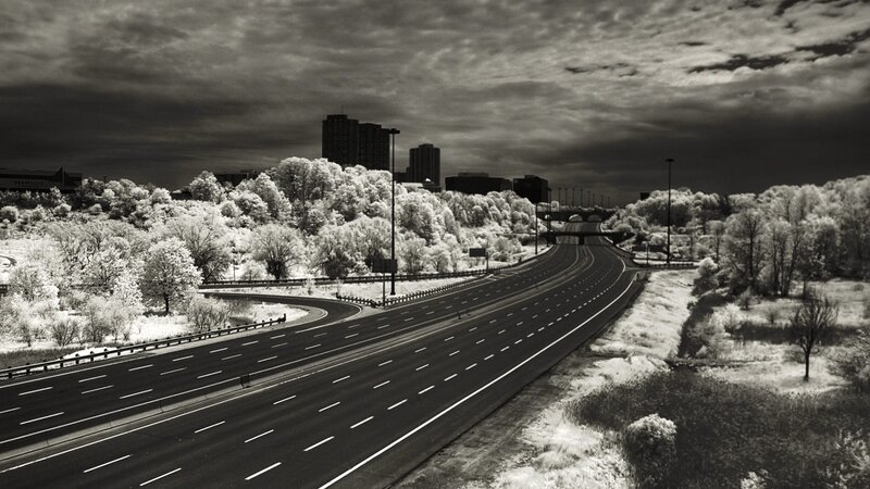 Highway in Infrared — Black