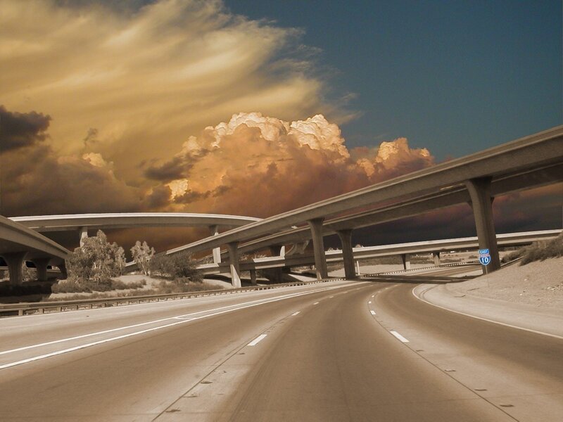Highway Interchange — Brown