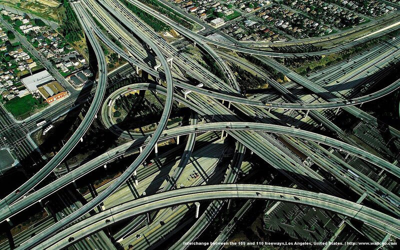 Highway Interchange — Gray