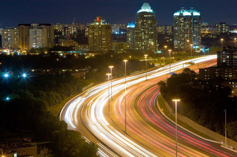 Highway Light Trails