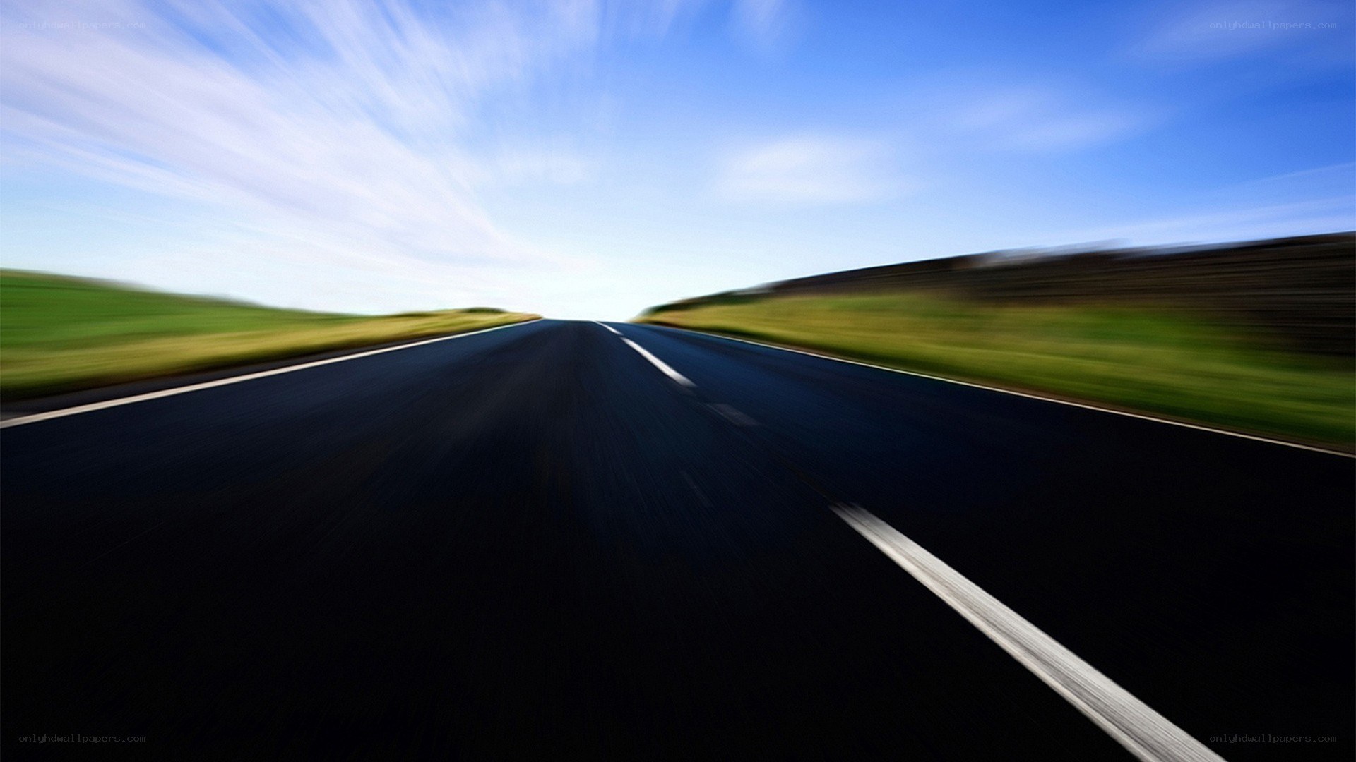 Highway motion blur