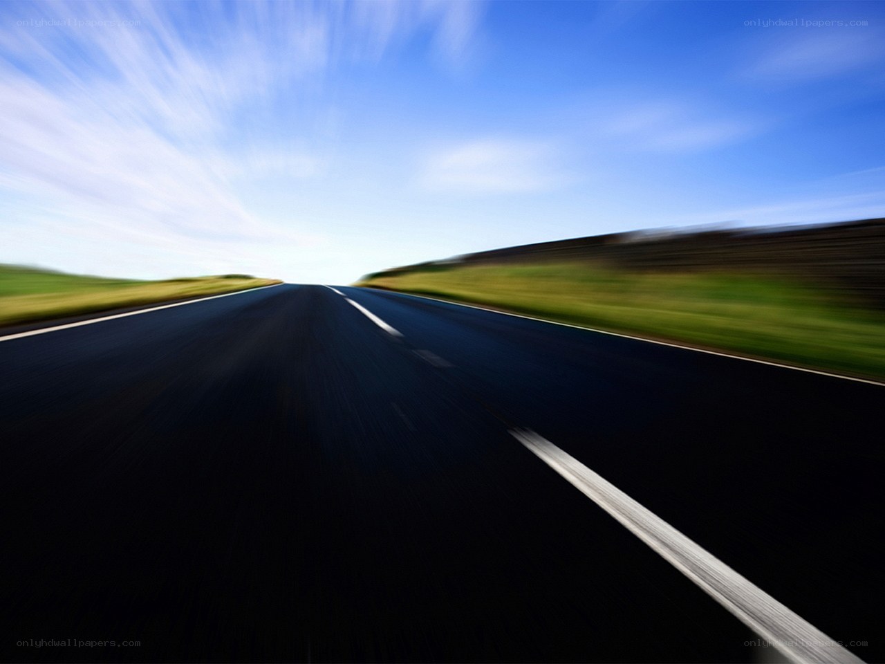 highway motion blur