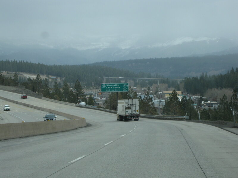 Highway near Lake Tahoe