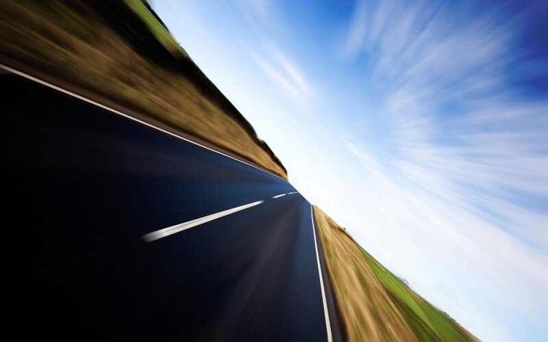 Highway speed motion blur