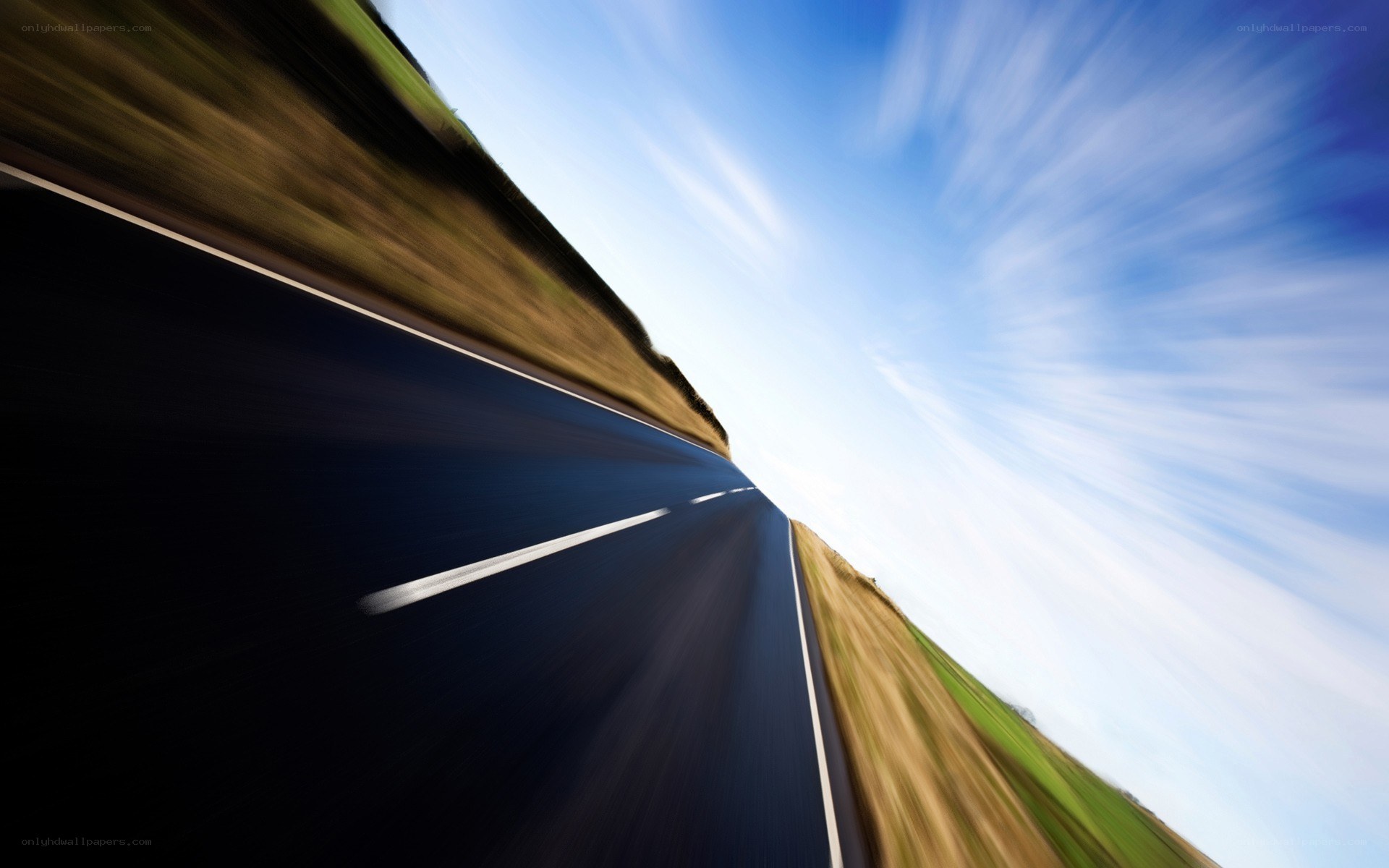 Highway speed motion blur