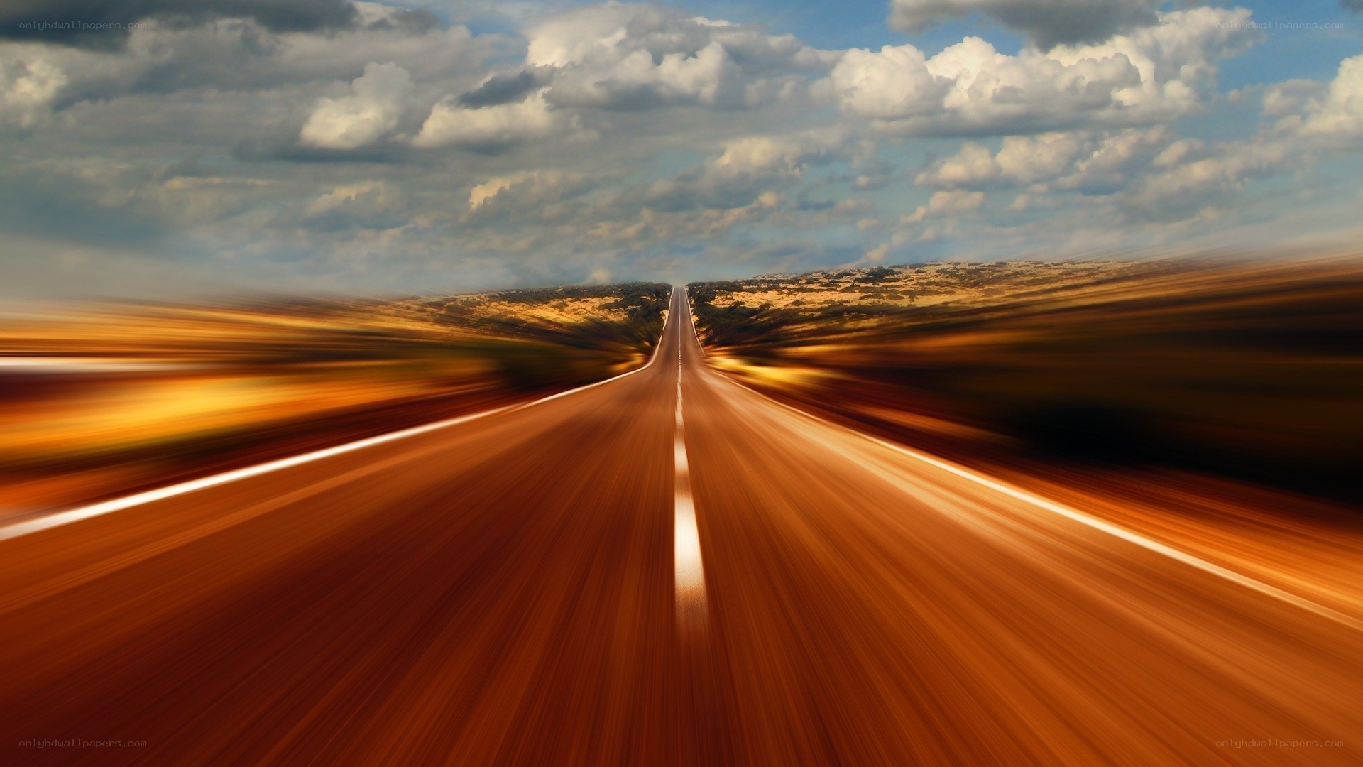 Highway speed motion blur