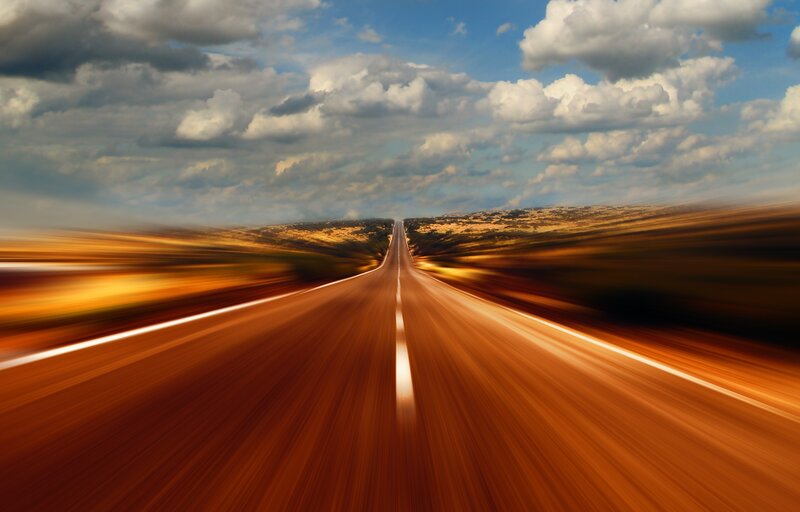 Highway speed motion blur