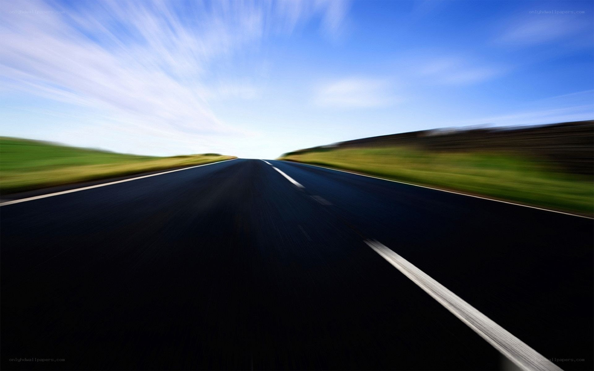 Highway stretching into the distance