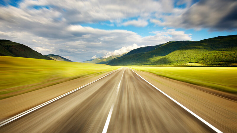 Highway Through Green Fields — Dynamic