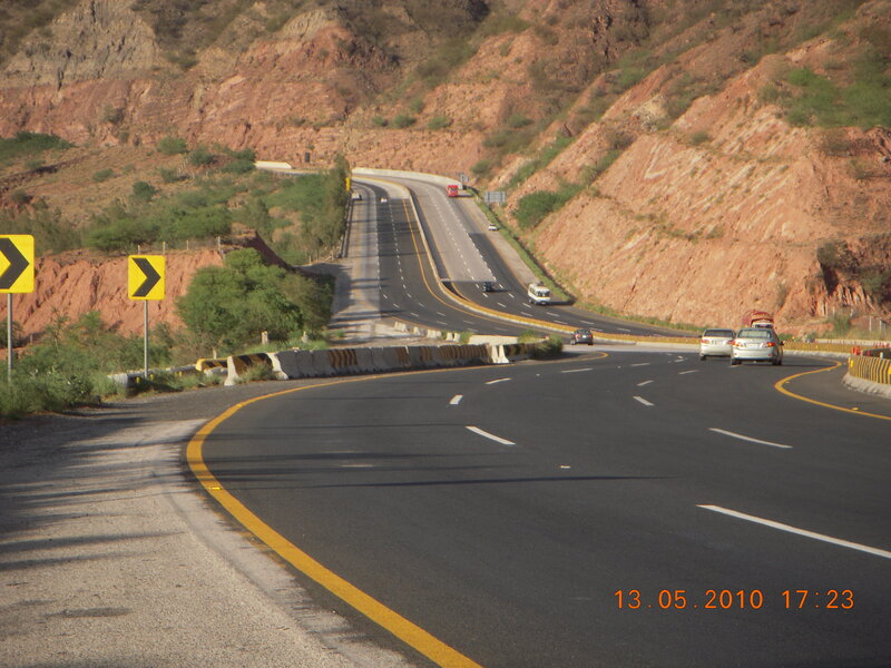Highway Winding Through Mountains