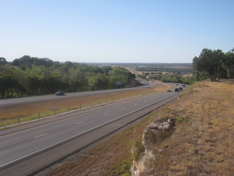 Highway with Cars — Blue