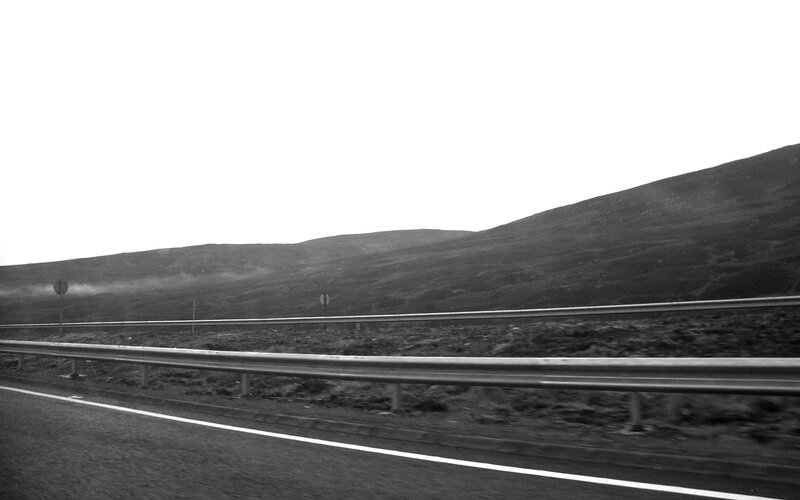 Highway with Guardrail