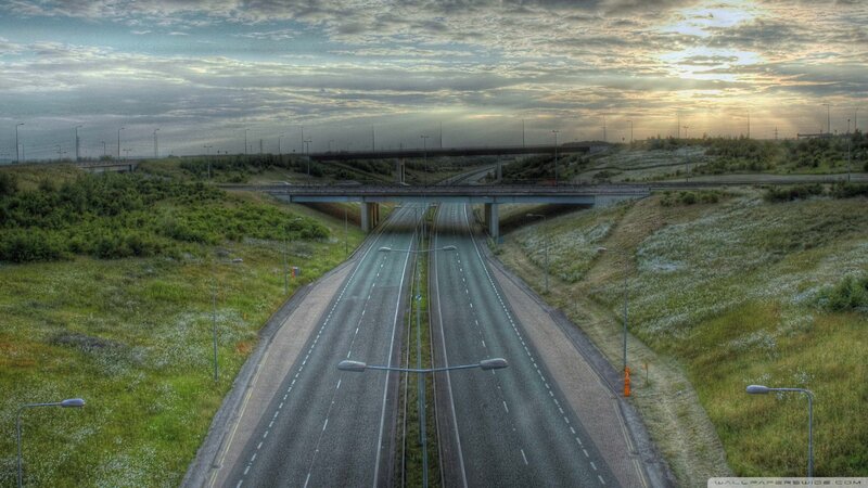 Highway with Overpasses