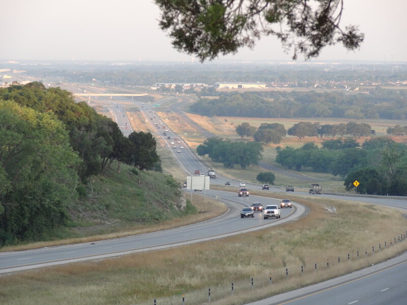 Highway with Traffic — Green