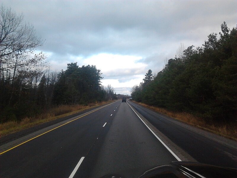 Highway with Trees