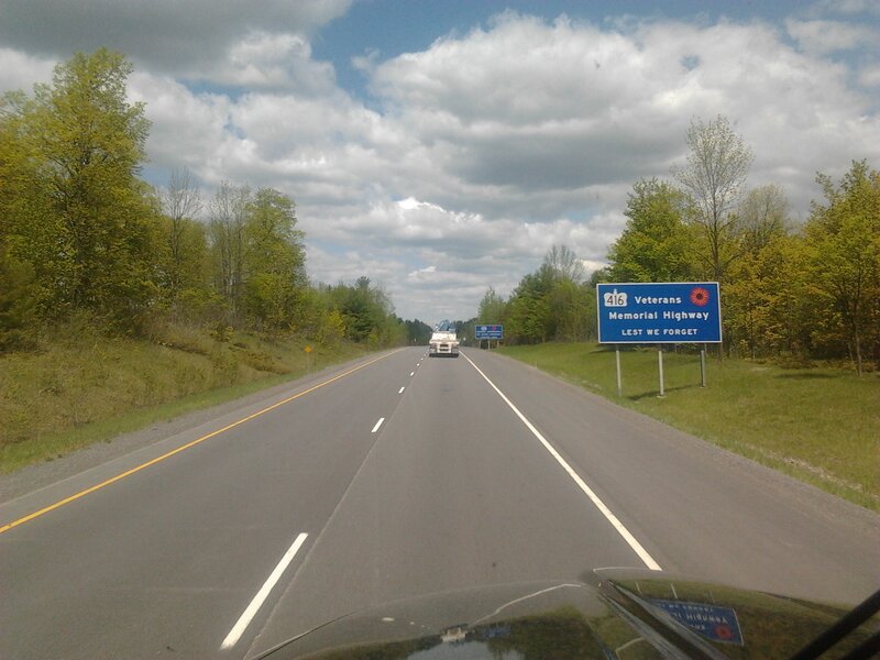 Highway with Truck