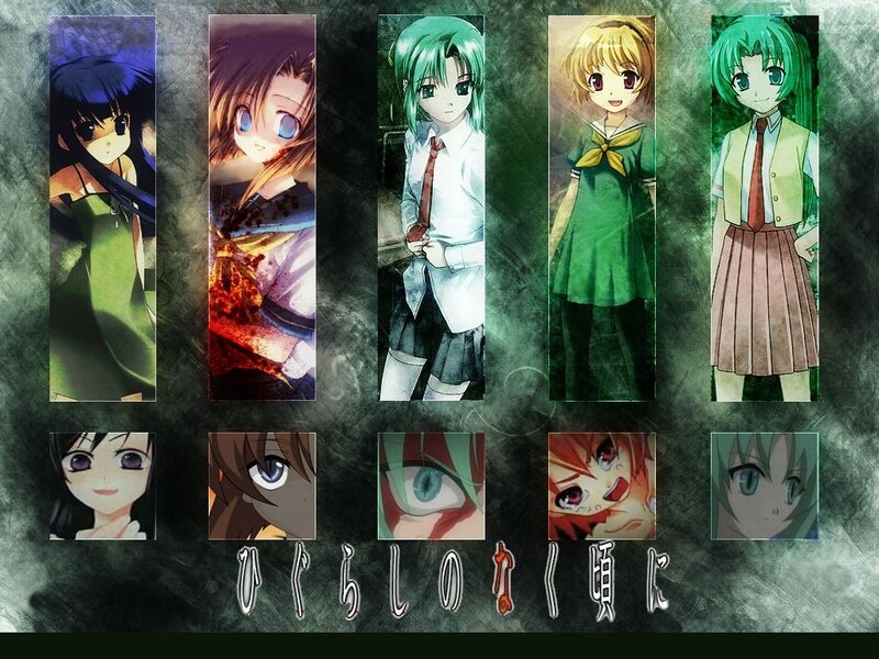 Higurashi no Naku Koro ni character collage