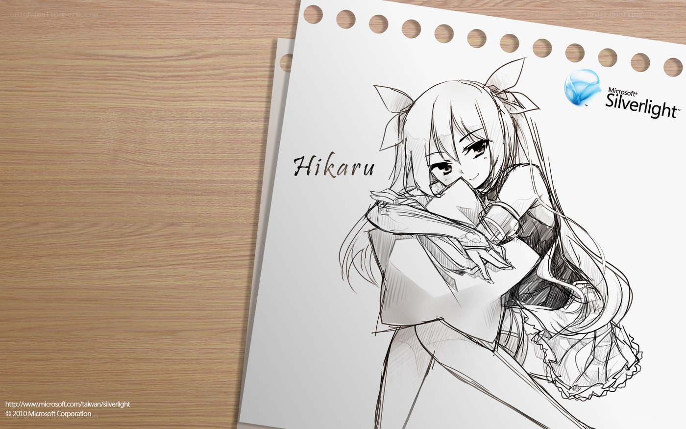 Hikaru sketch on paper