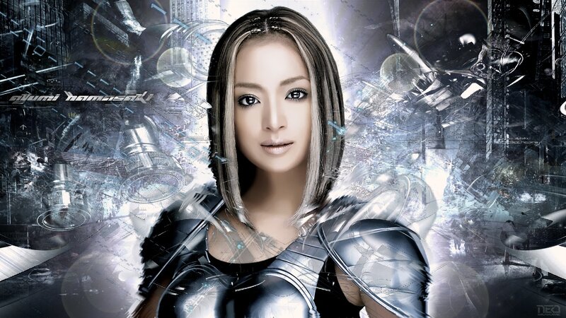 Hikaru Utada in futuristic armor