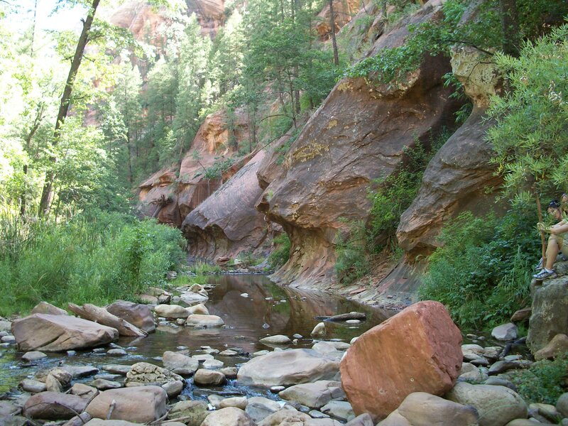 Hiker in Canyon