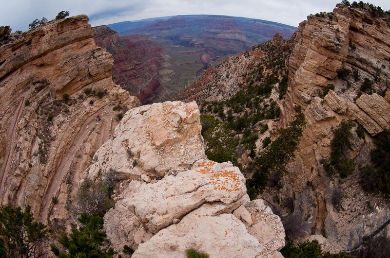 Hikers on Canyon Trail