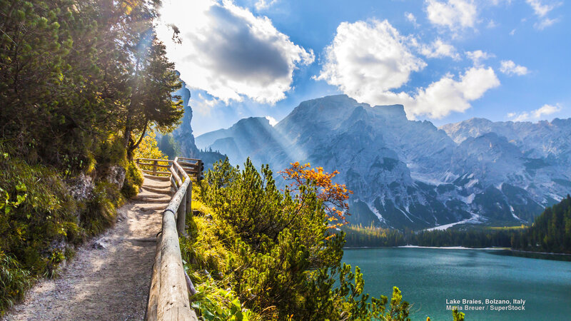 Hiking Trail by Lake
