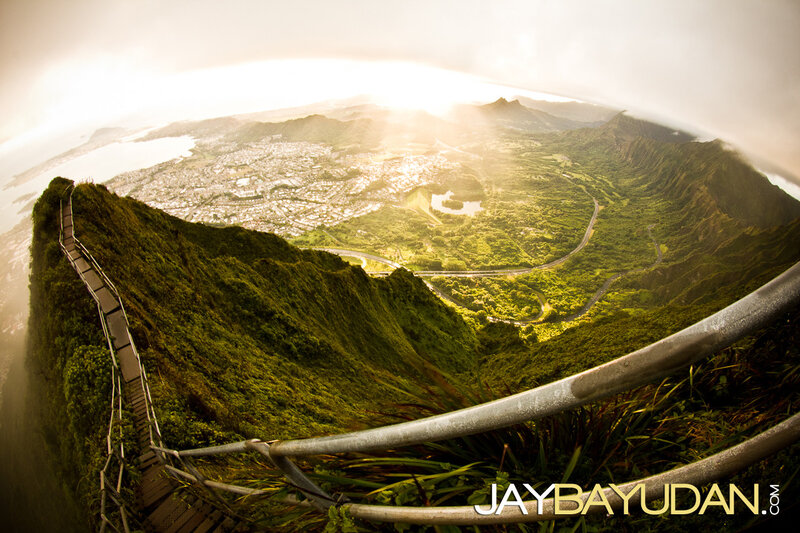 Hiking trail on a mountain