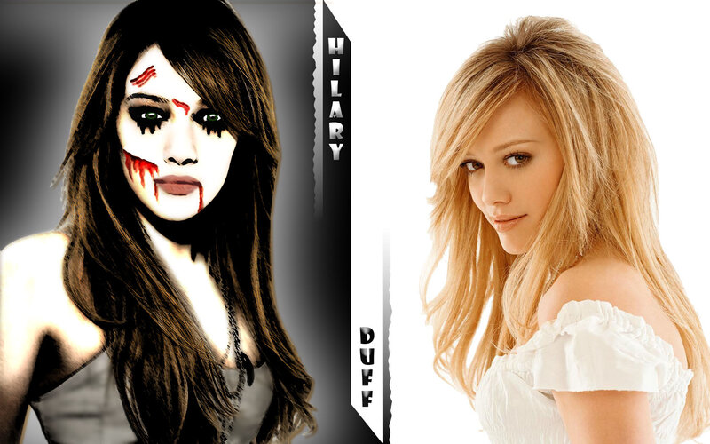 Hilary Duff zombie transformation