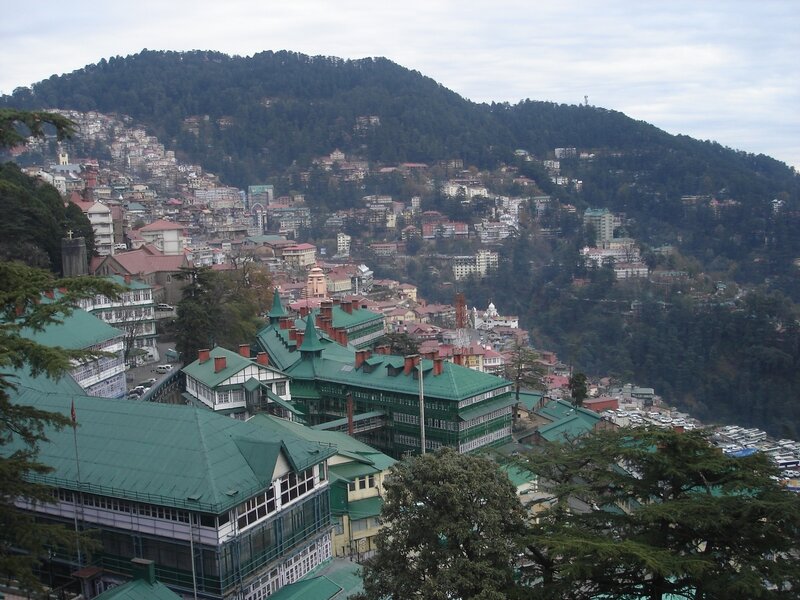 hill station town view