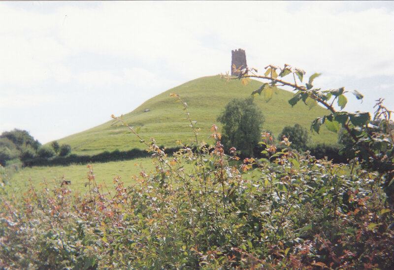 hill with tower in countryside