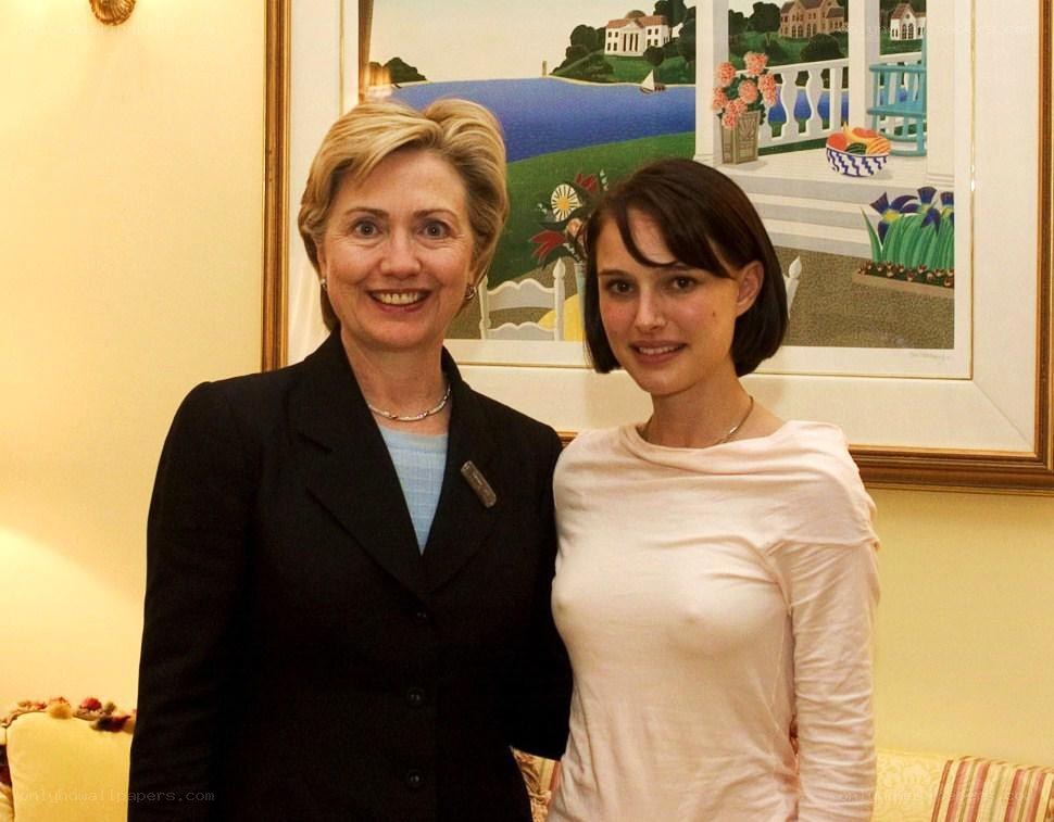 Hillary Clinton and Natalie Portman