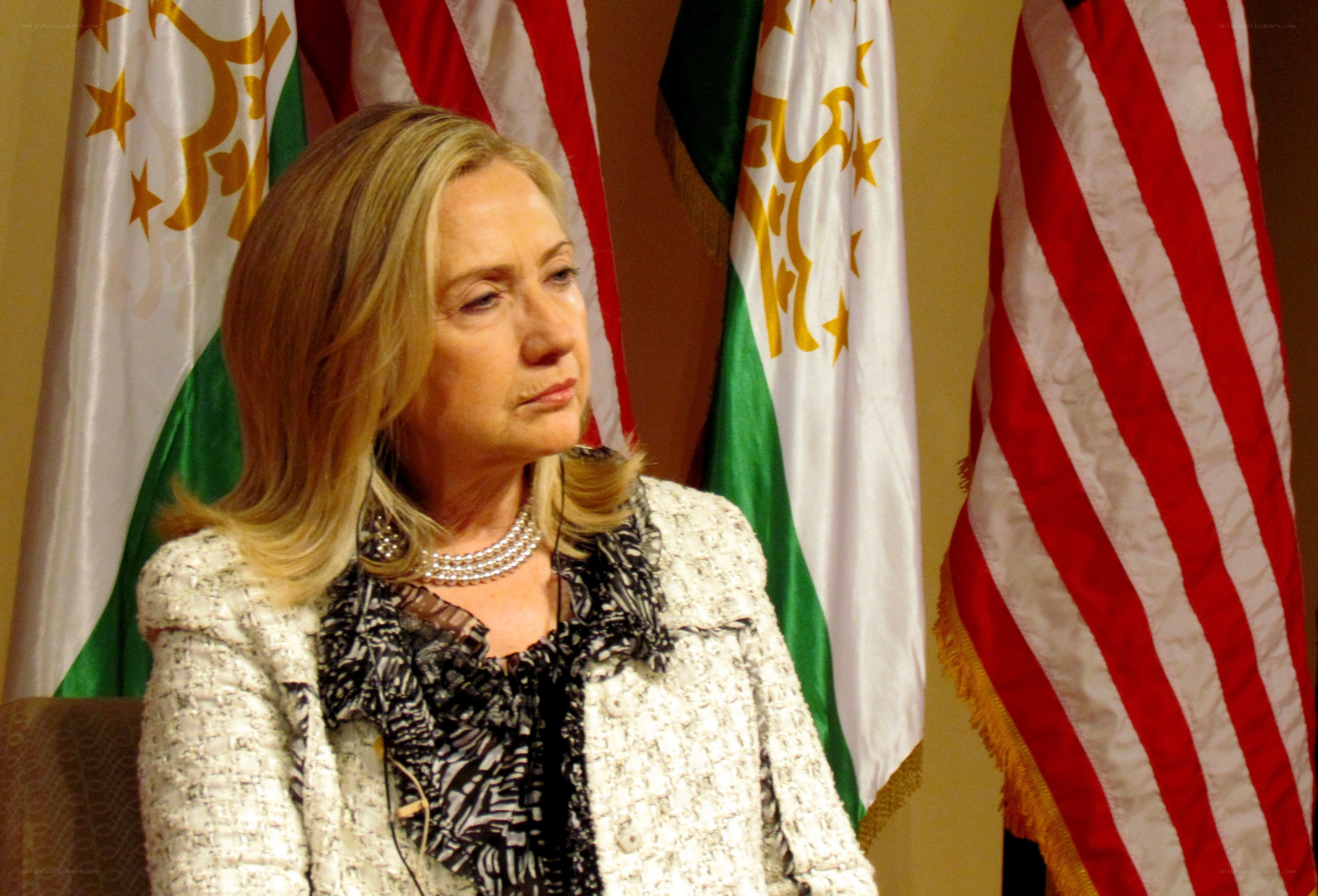 Hillary Clinton at diplomatic event