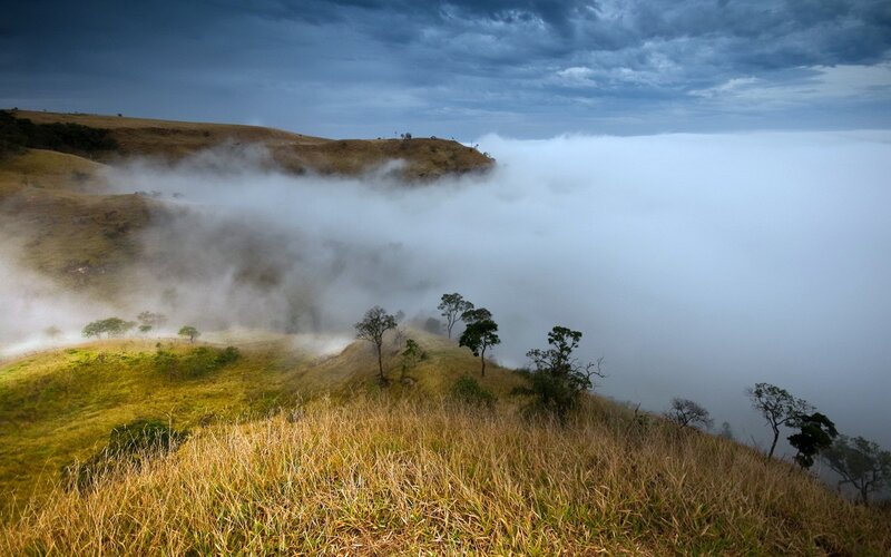Hills Above Clouds — Green