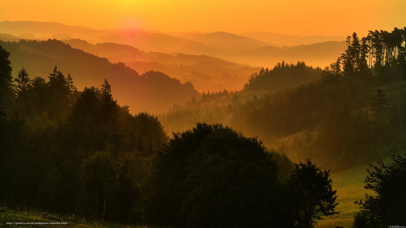 Hills at Sunrise