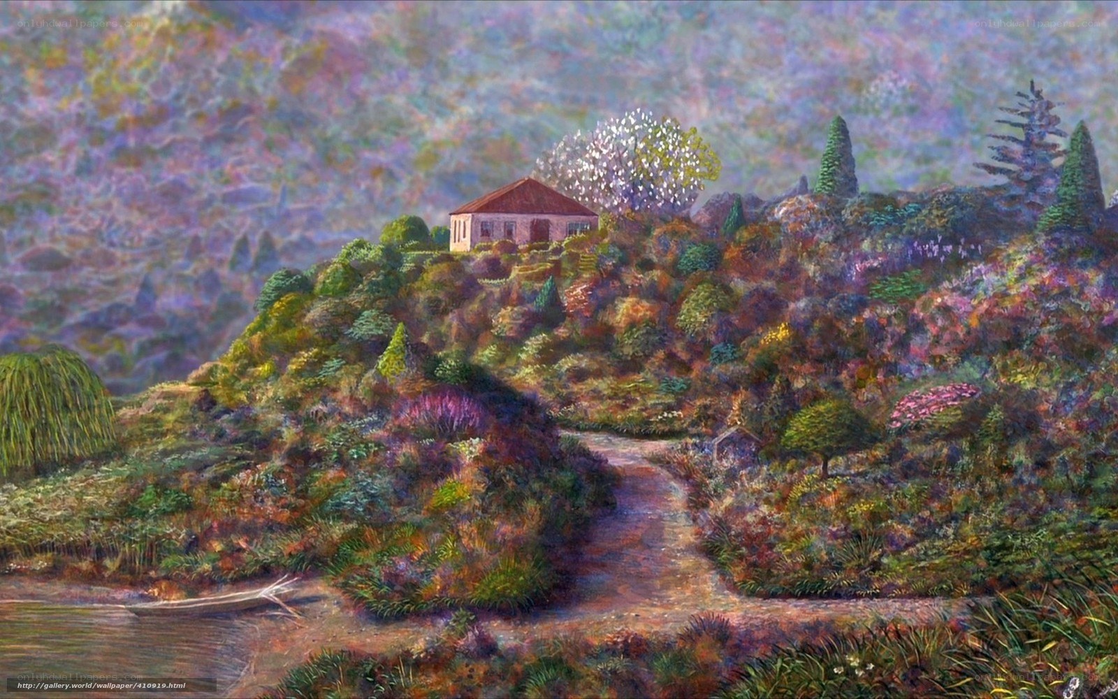 Hillside Cottage Landscape