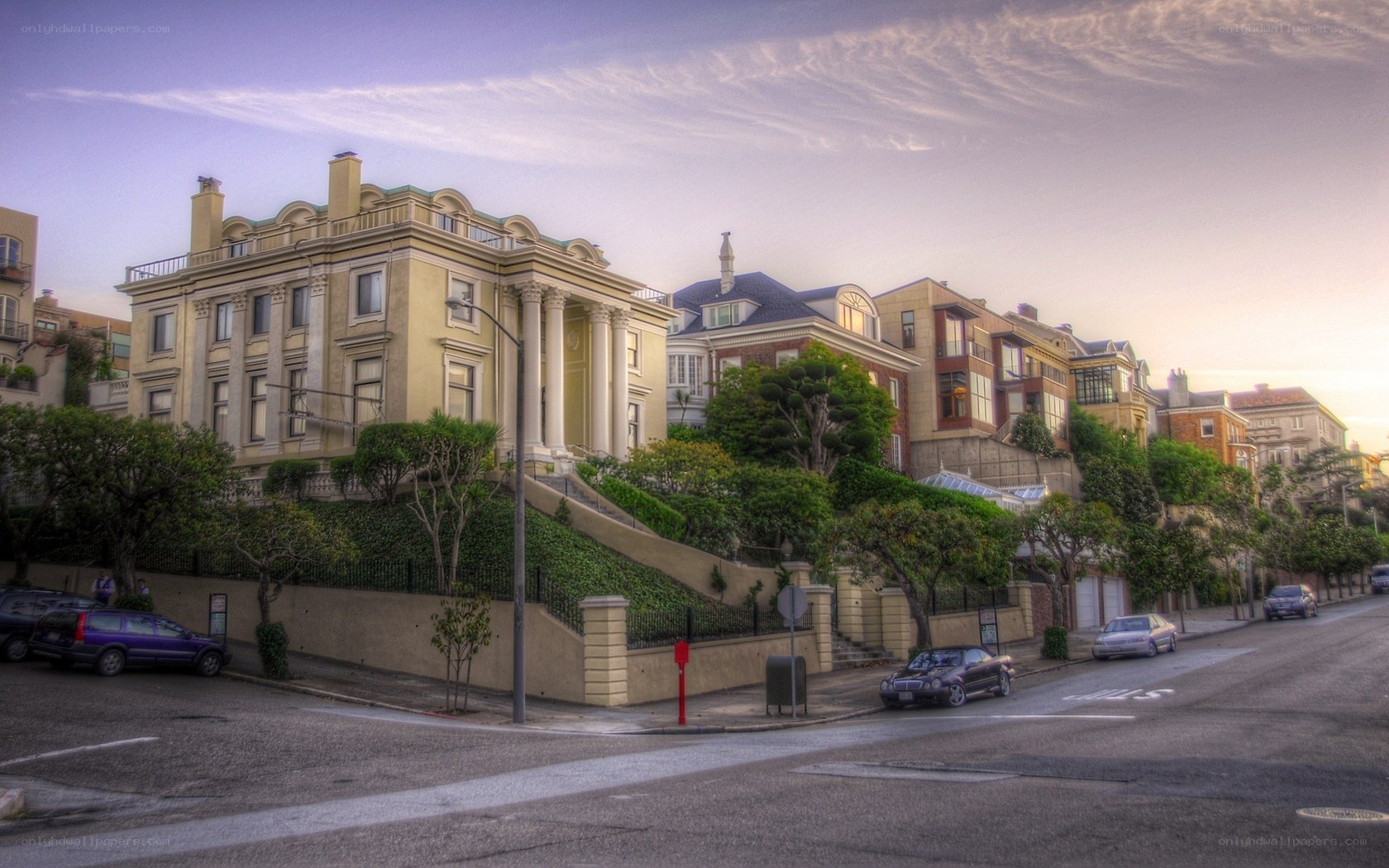 Hillside homes in San Francisco
