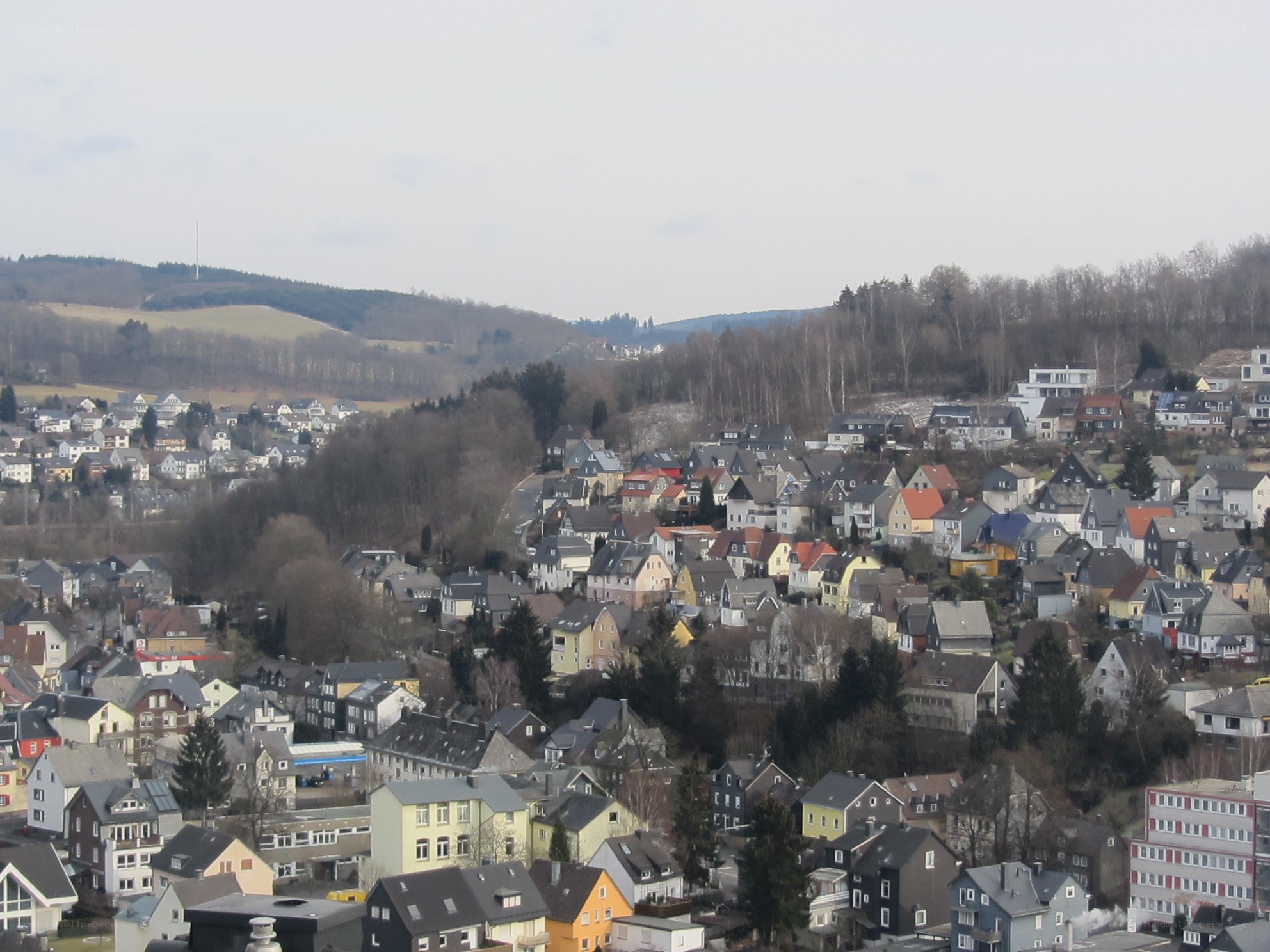 Hillside town in Germany