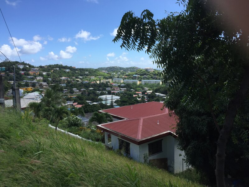 Hillside Town View — Green