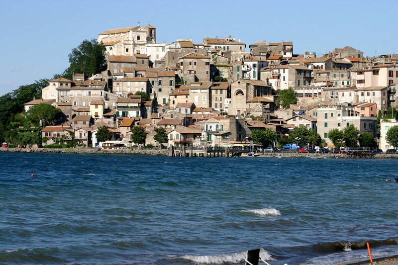 Hillside Village by Water