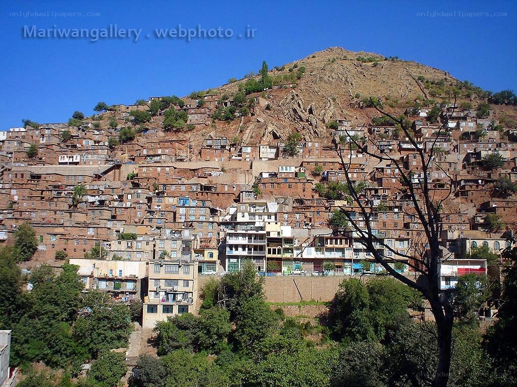 Hillside village in Iran