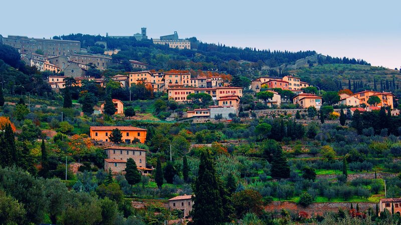 Hillside Village in Tuscany