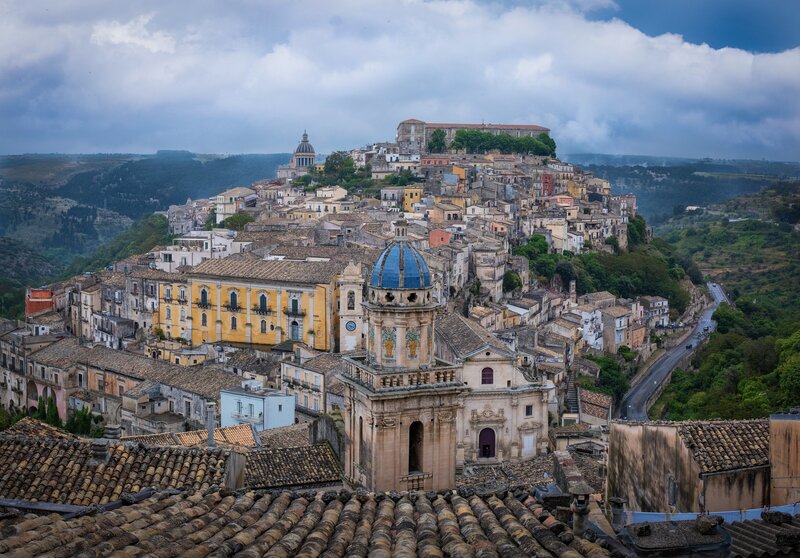 Hilltop Town in Italy