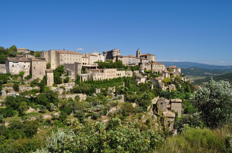 Hilltop village in Provence